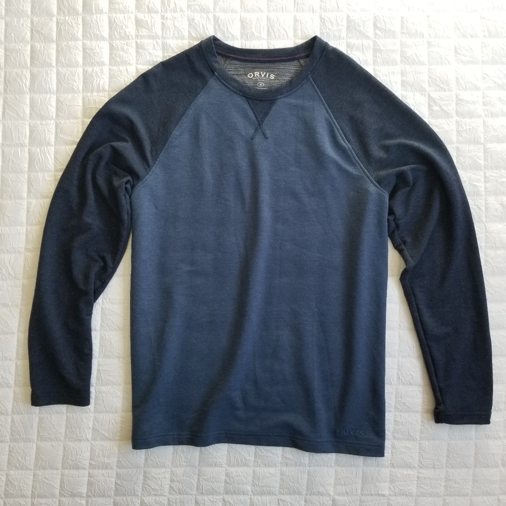 Orvis Raglan Blue Lounge Shirt
